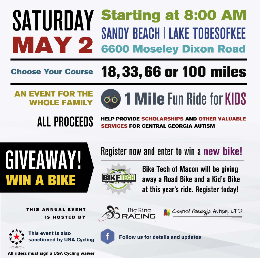Join Us in Supporting Central Georgia Autism on May 2!